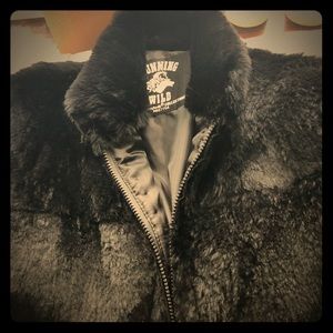 New with tags Real rabbit fur vest!